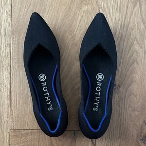 Rothy's Women's Black Point Flats